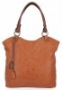 Uniwersalne Torebki Damskie XL firmy Hernan Shopper Bag Ruda